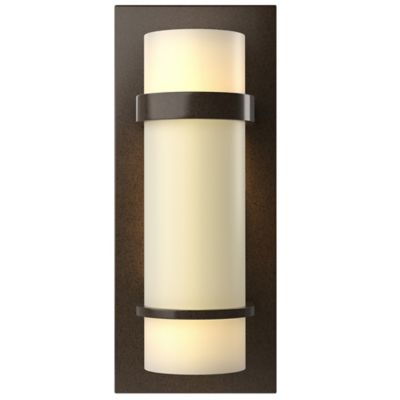 Banded Wall Sconce with Glass by Hubbardton Forge - Starlight Lighting USA and Canada
